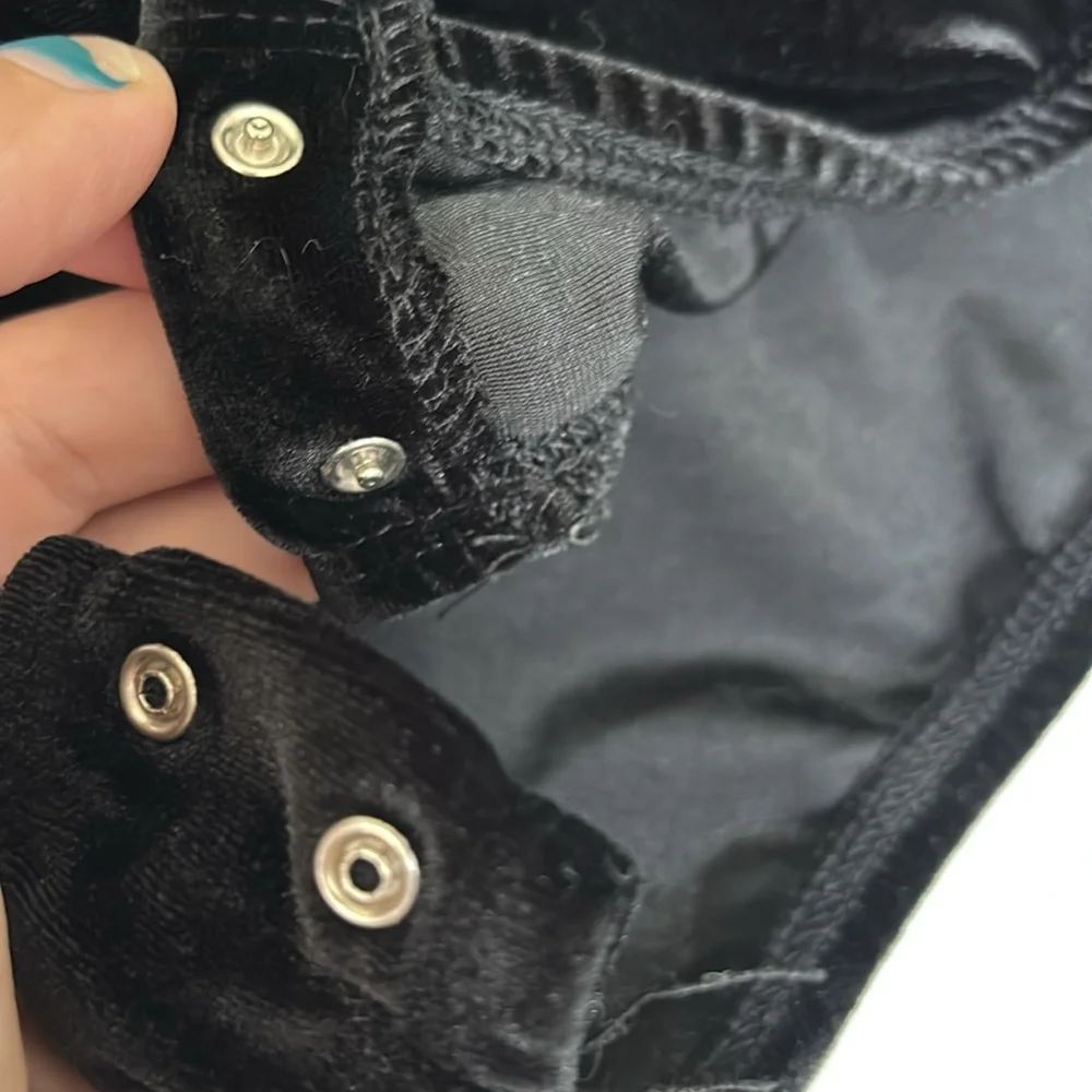 Ally B Velvet Bodysuit Sz 14 EUC